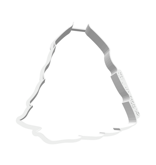 Bridal Gown Ruffled Skirt Cutter -- STL FILE