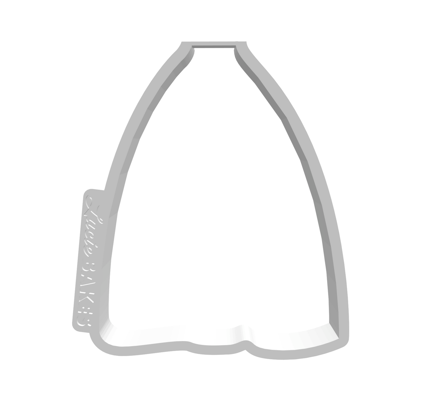 Bridal Gown Ball Gown Skirt Cutter -- STL FILE