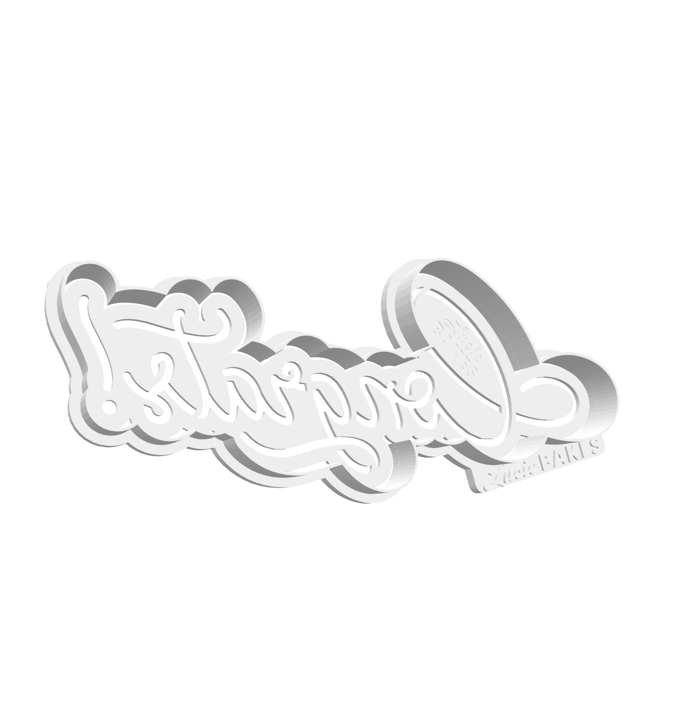 "Congrats!" Plaque Cutter & Stencil -- STL FILE