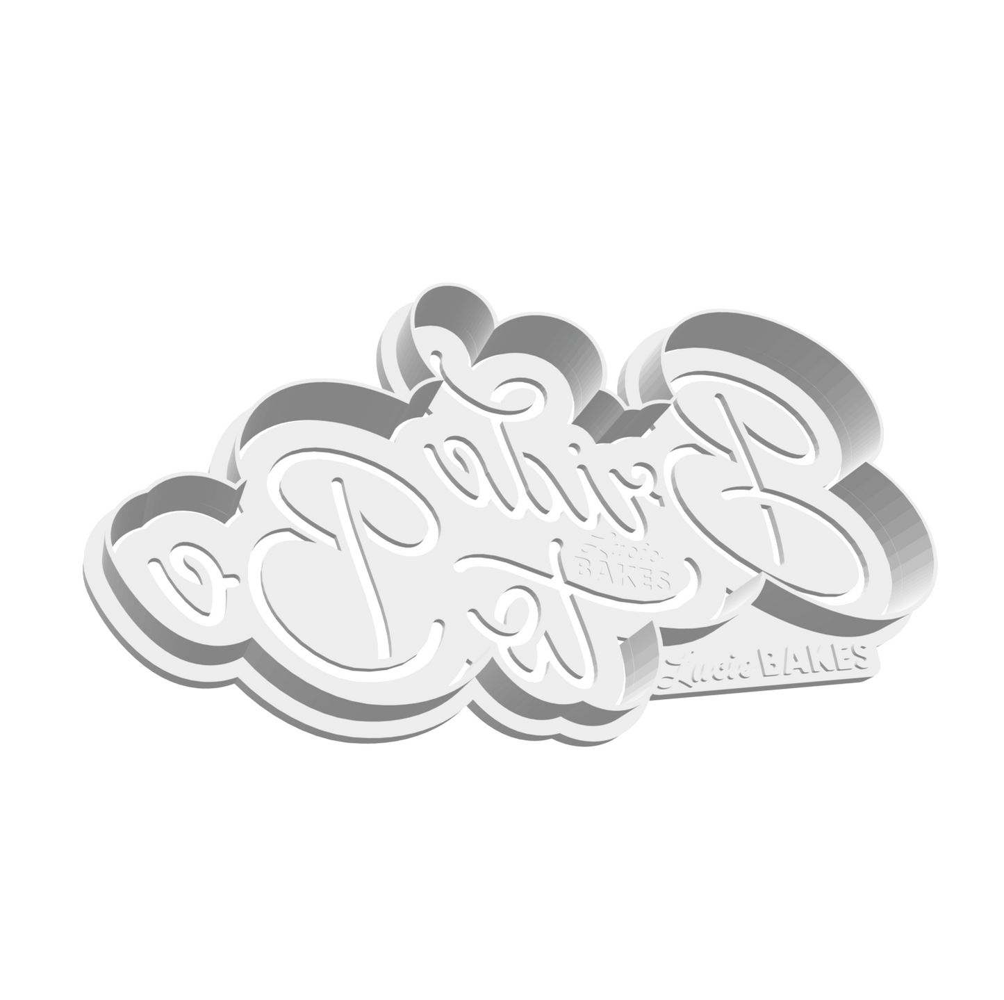 "Bride to Be" Plaque Cutter & Stencil -- STL FILE