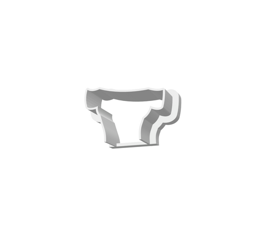Bridal Gown Off-the-Shoulder Top Cutter -- STL FILE