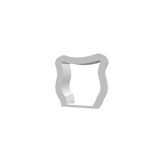 Bridal Gown Boatneck Top Cutter -- STL FILE