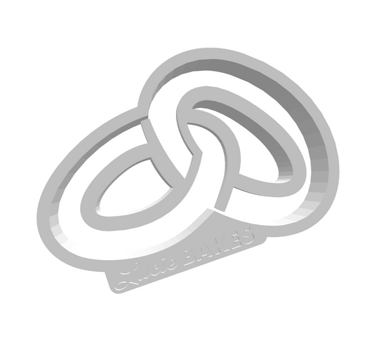 Linked Rings Cutter -- STL FILE