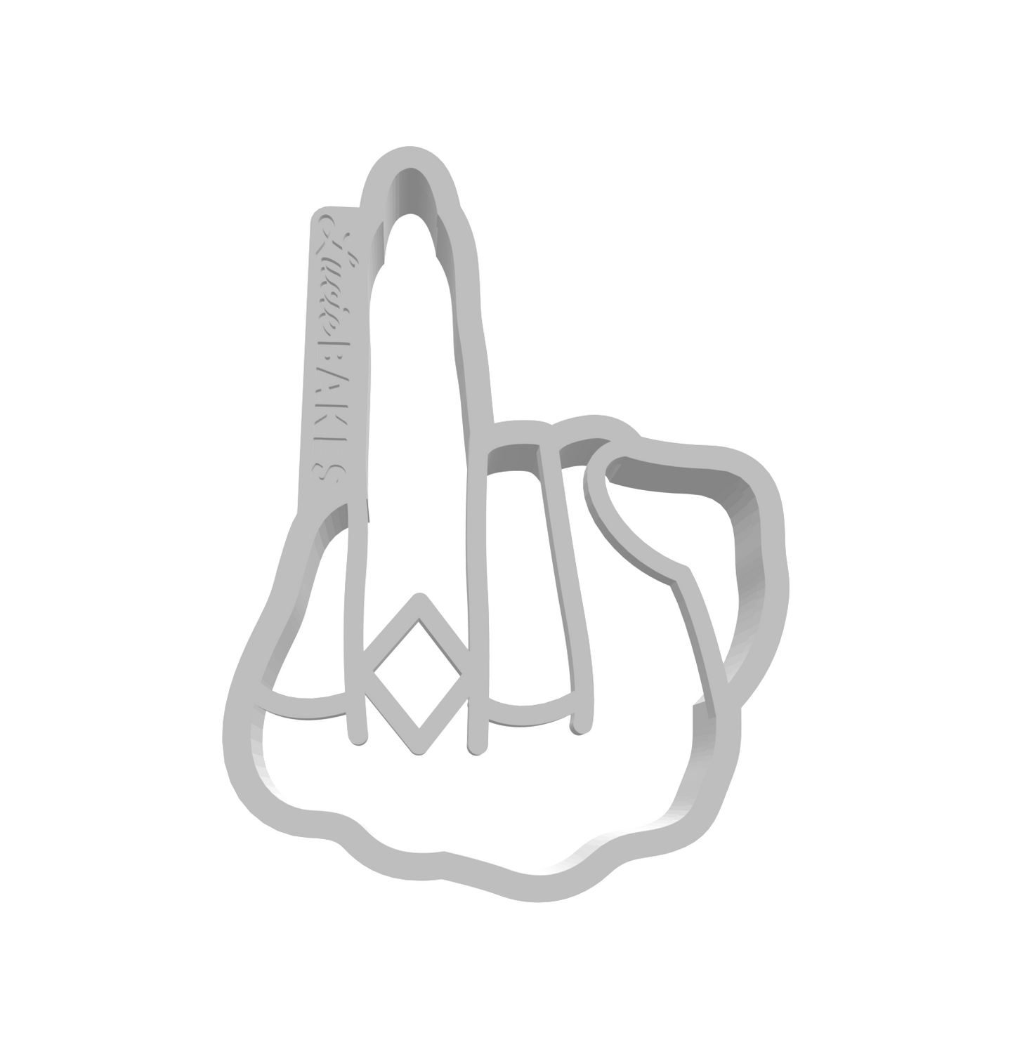 Ring Finger Up! Cutter -- STL FILE