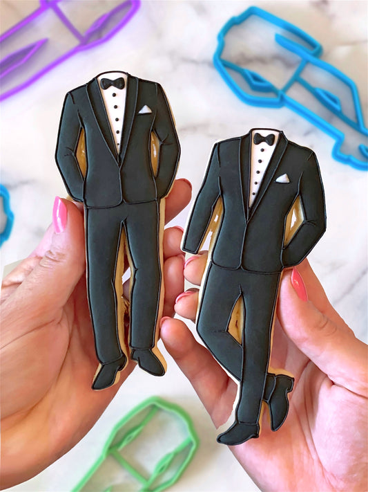 Groom's Tuxedo Cookie Cutters
