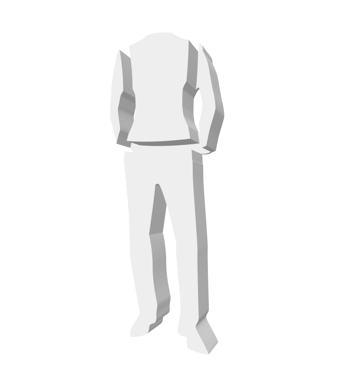 Groom 1 Cookie Cutter & Dough Pusher -- STL FILES