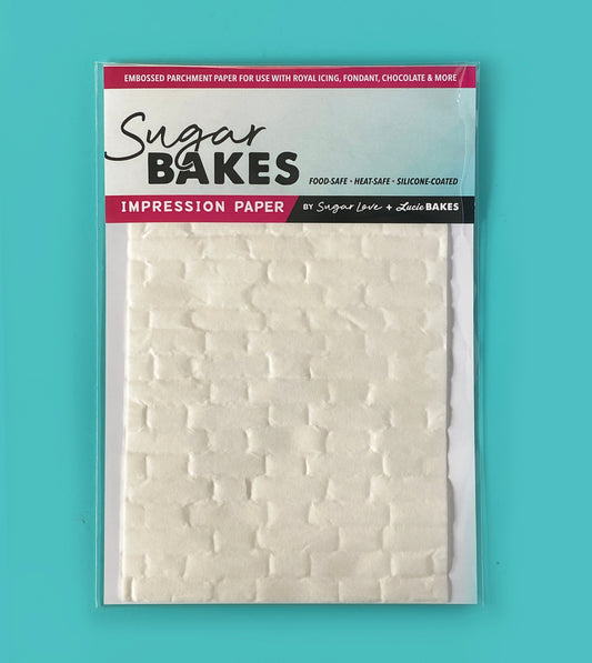 Cobblestone Brick 4" X 6" -- Impression Paper