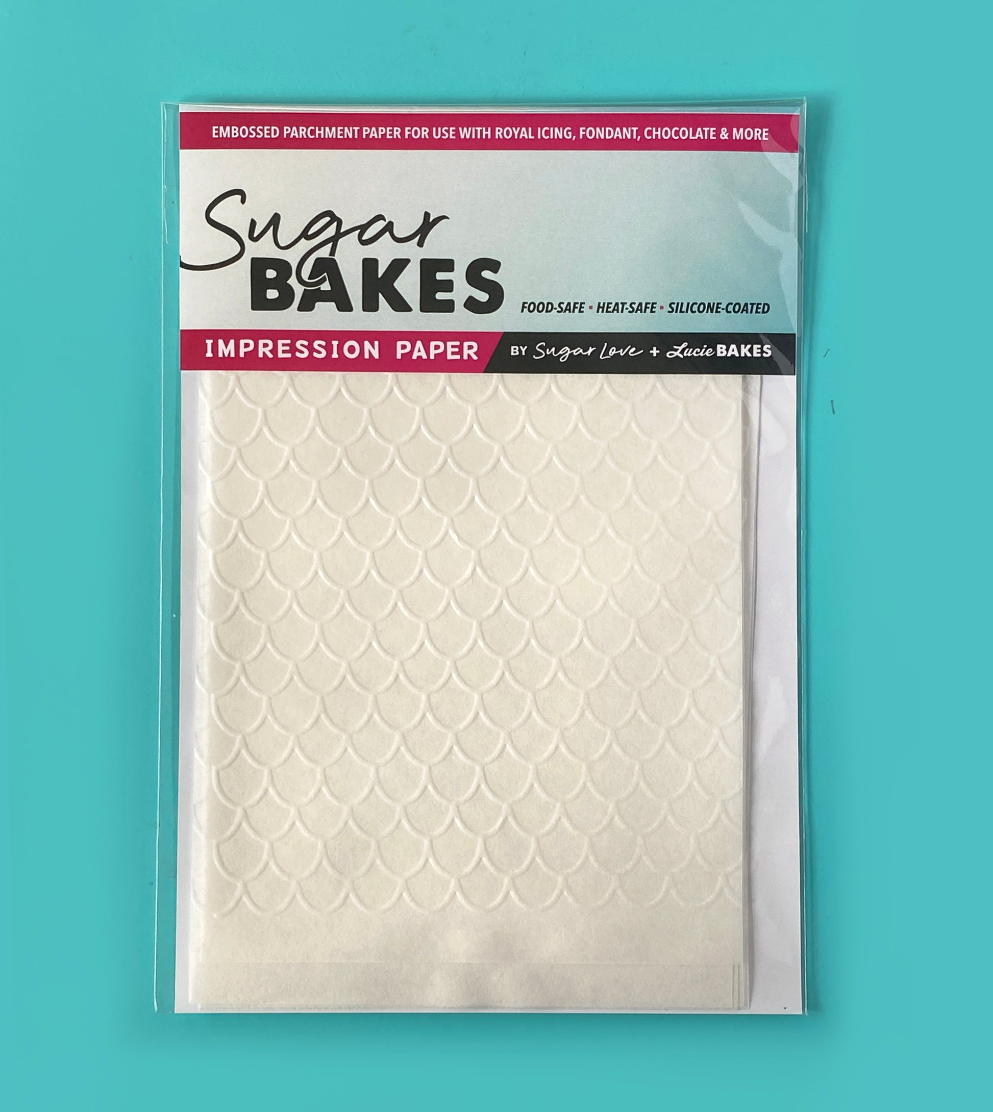 Mermaid Scales 4" X 6" -- Impression Paper