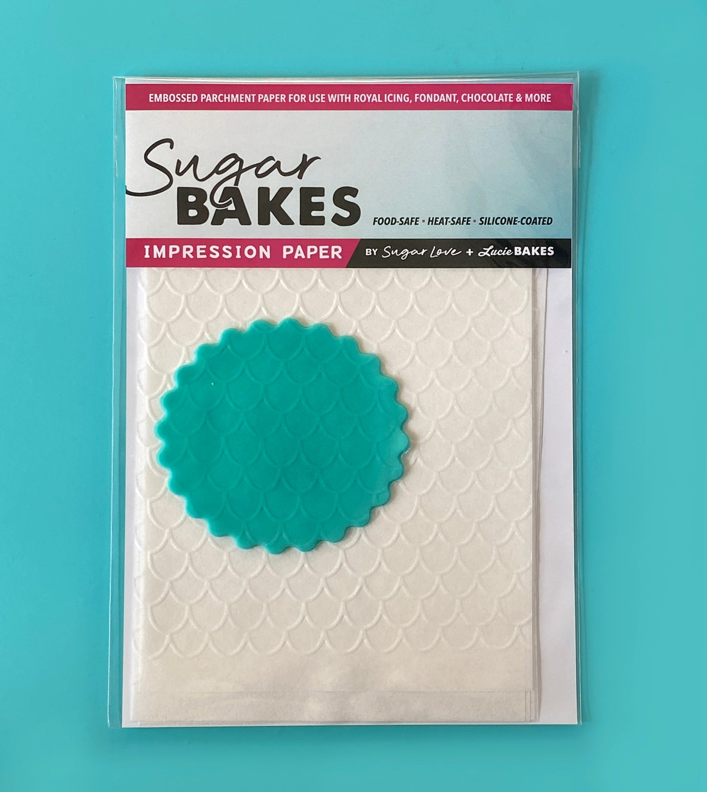 Mermaid Scales 4" X 6" -- Impression Paper