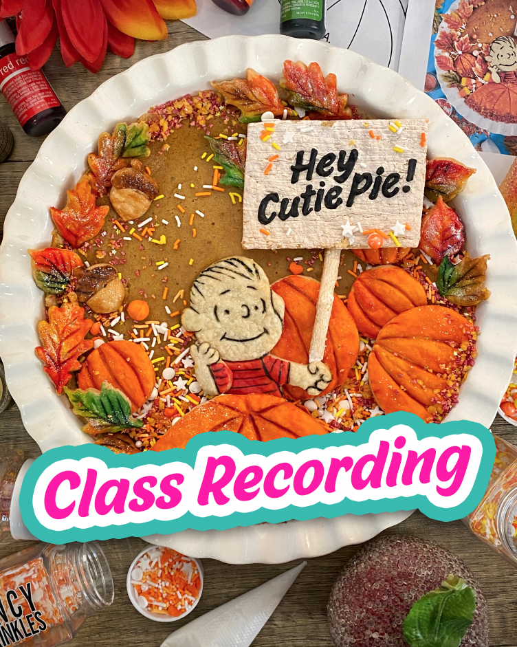 It's the Great Pumpkin Pie, Charlie Brown! -- CLASS RECORDING