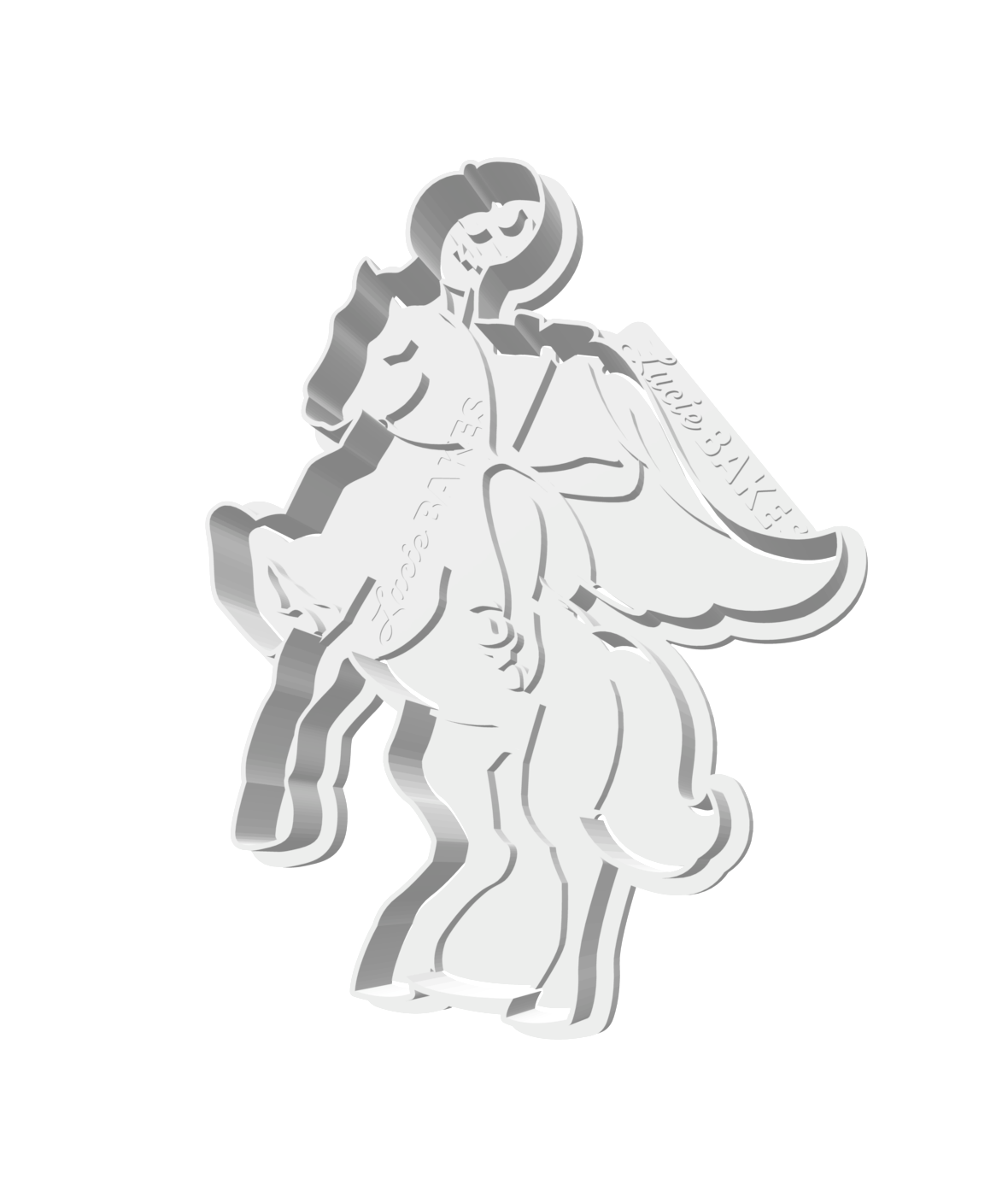 Headless Horseman Cutter & Stamp (Version 1) -- STL FILE