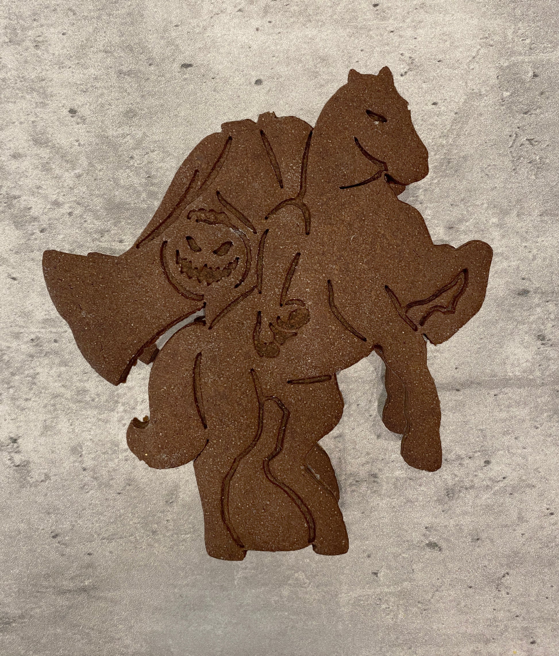Headless Horseman Cutter & Stamp (Version 2) -- STL FILE