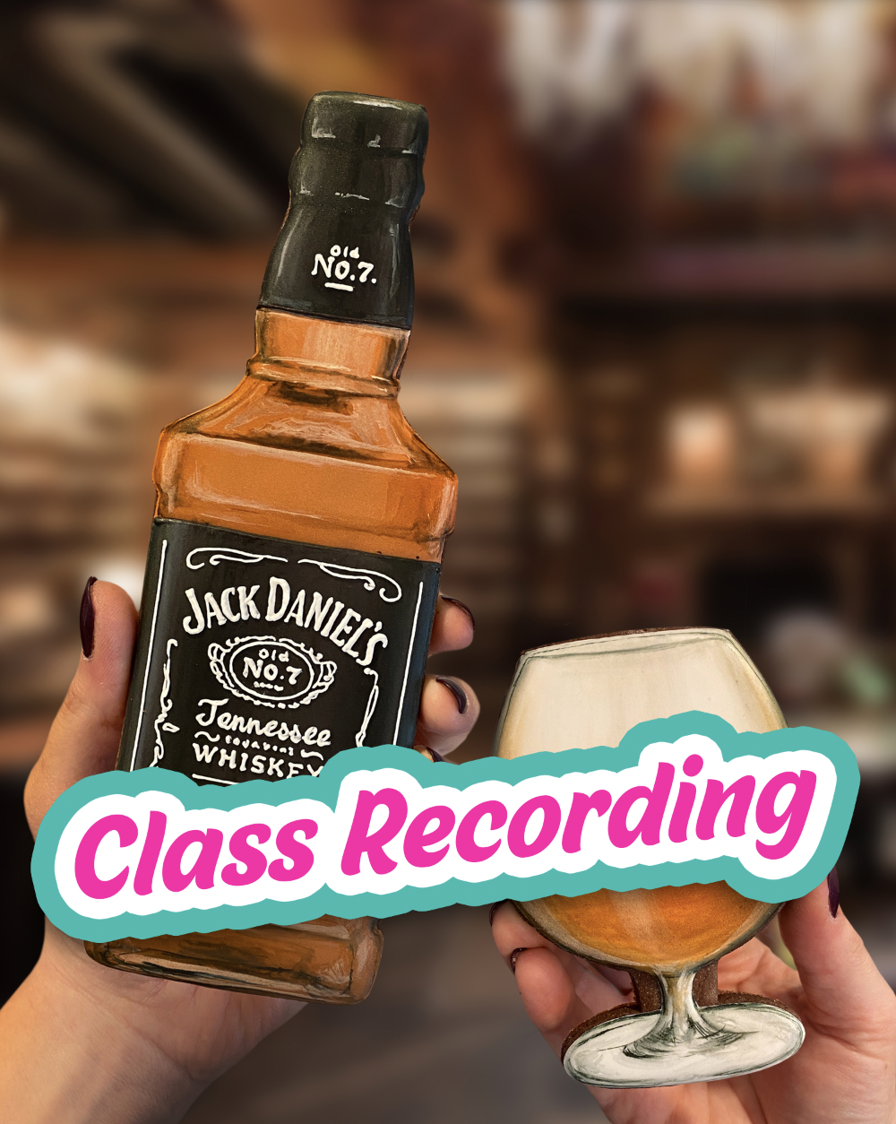 Jack Daniels & Whiskey Snifter -- CLASS RECORDING