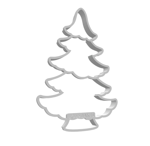 9" tall Christmas Tree Cutter -- STL FILES