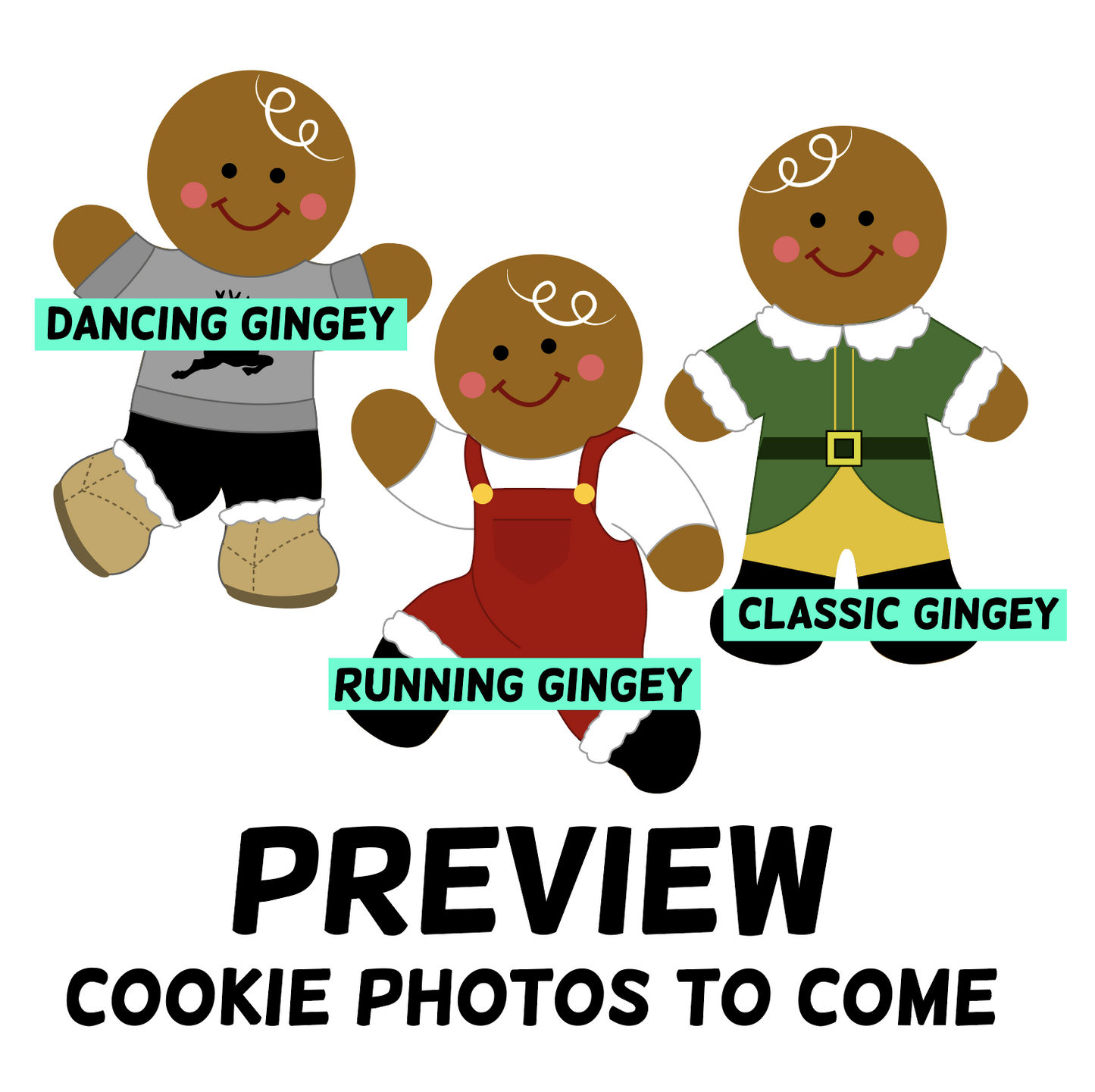 Gingerbread People Cookie Cutters