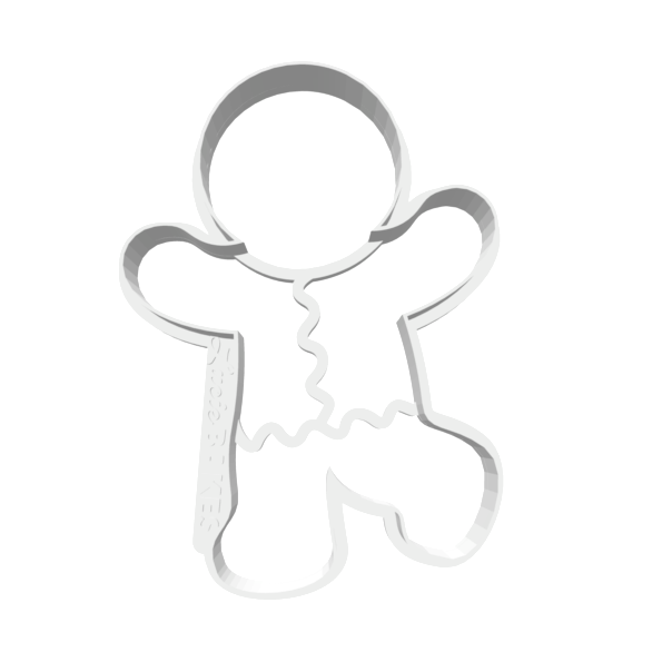 Dancing Gingerbread Man -- STL FILE