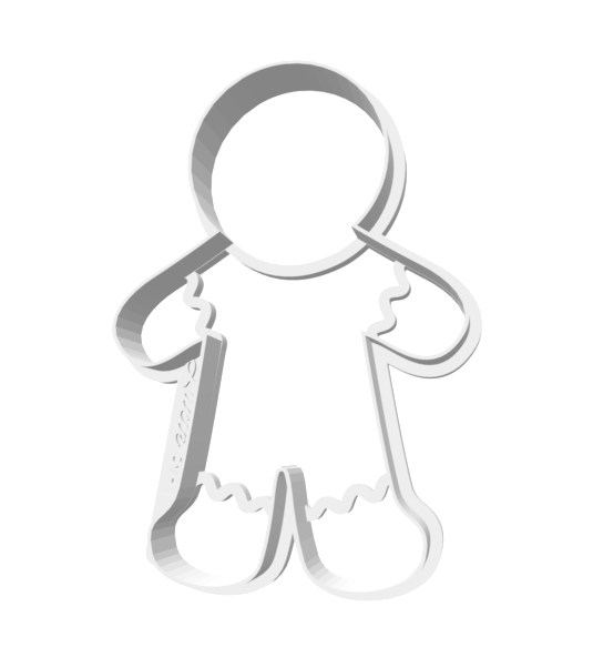 Classic Gingerbread Man -- STL FILE