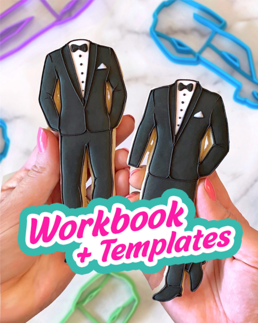 Groom's Tux + Bonus Designs - Templates & Design Workbook