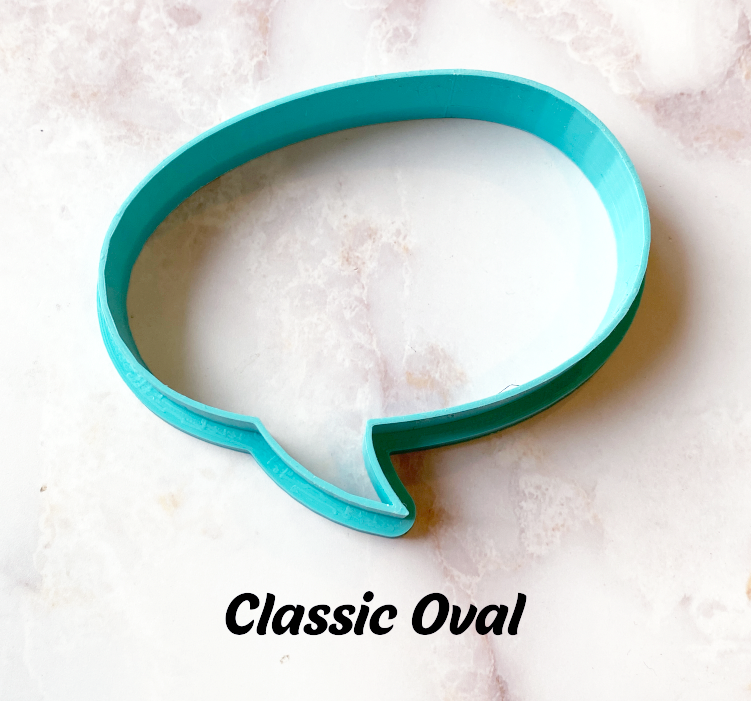 Speech Bubble Cookie Cutters