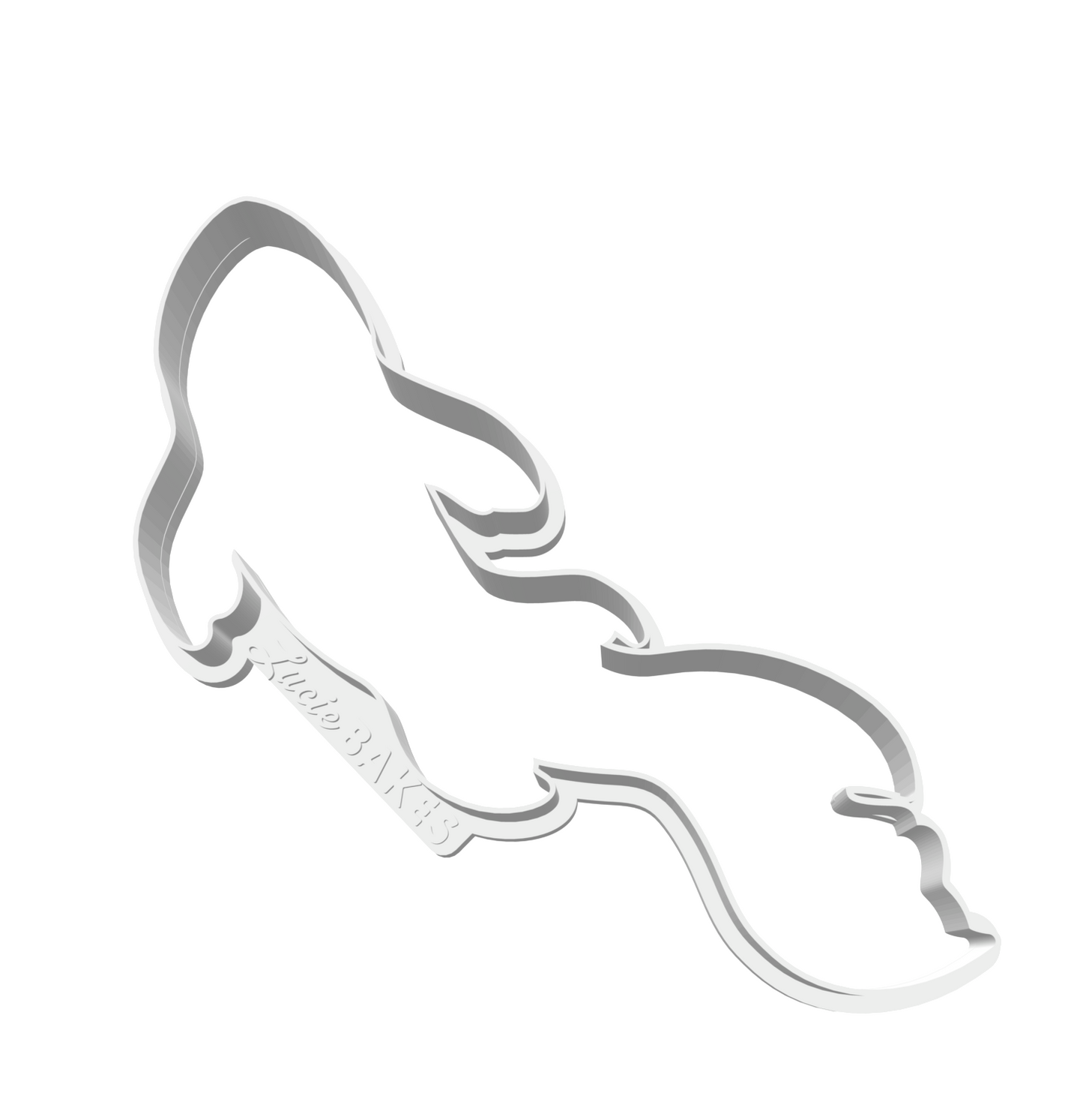 Koi Fish Cookie Cutter "Kohaku" -- STL FILE