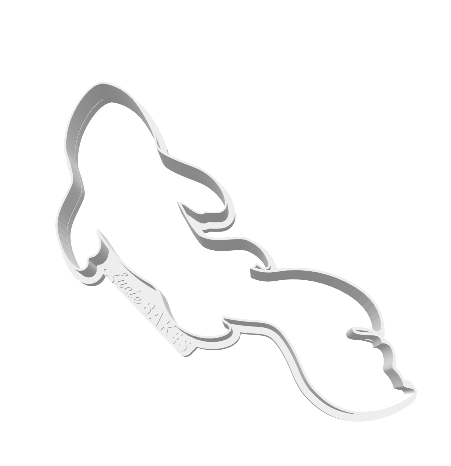 Koi Fish Cookie Cutter "Kohaku" -- STL FILE