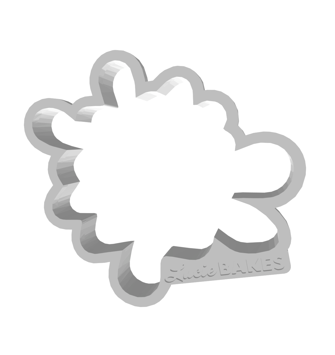 Splat Speech Bubble -- STL FILE