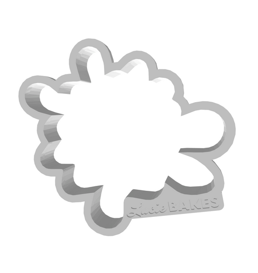 Splat Speech Bubble -- STL FILE