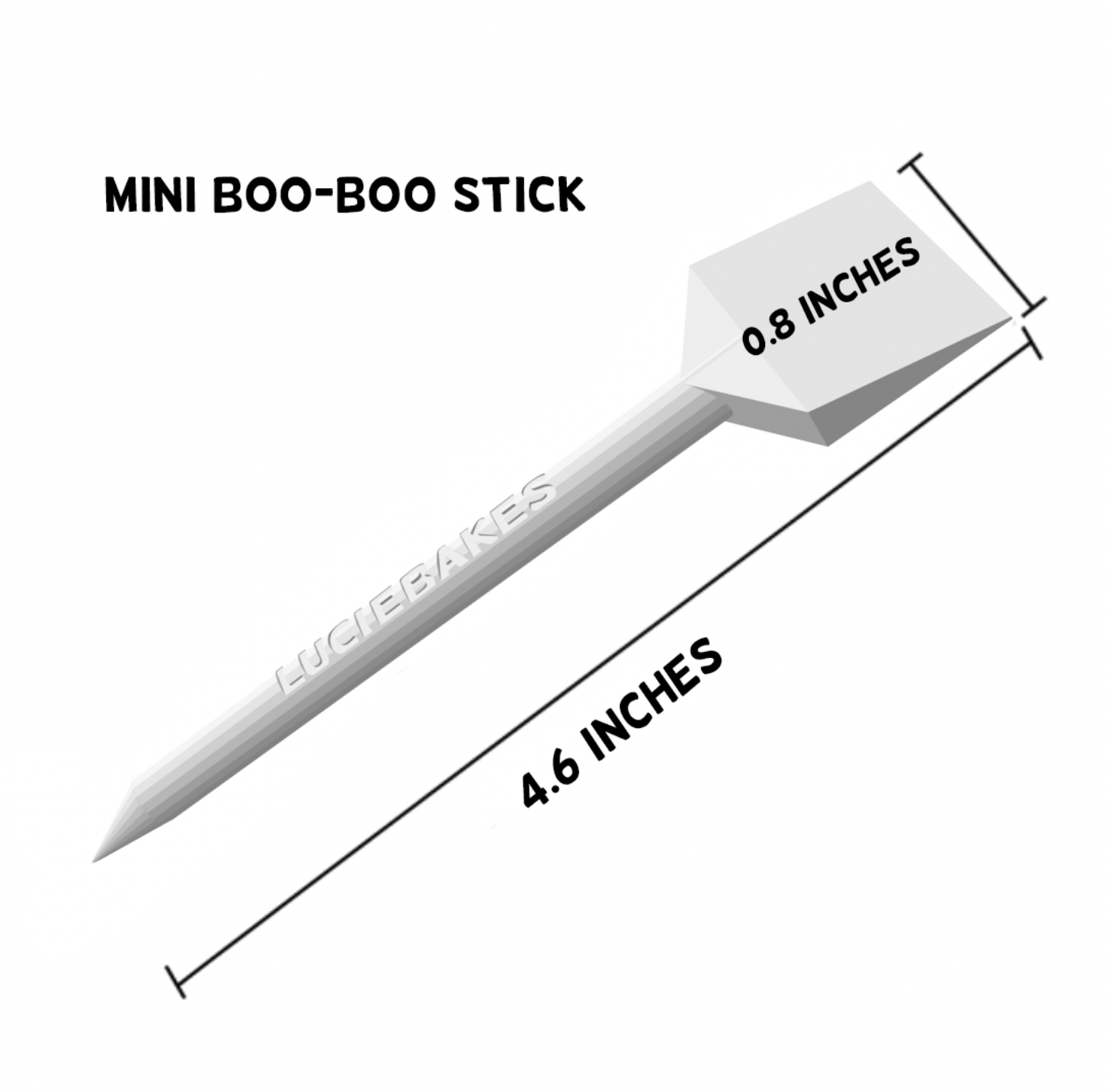 Mini Point + Spatula Boo-Boo Stick -- STL FILE