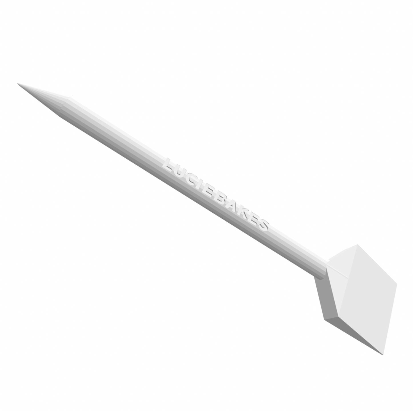 Small Point + Spatula Boo-Boo Stick -- STL FILE