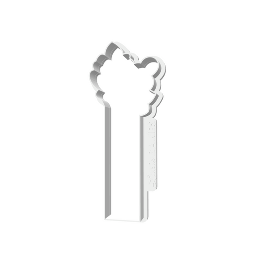 Short Floral Cookie Stick -- STL FILE