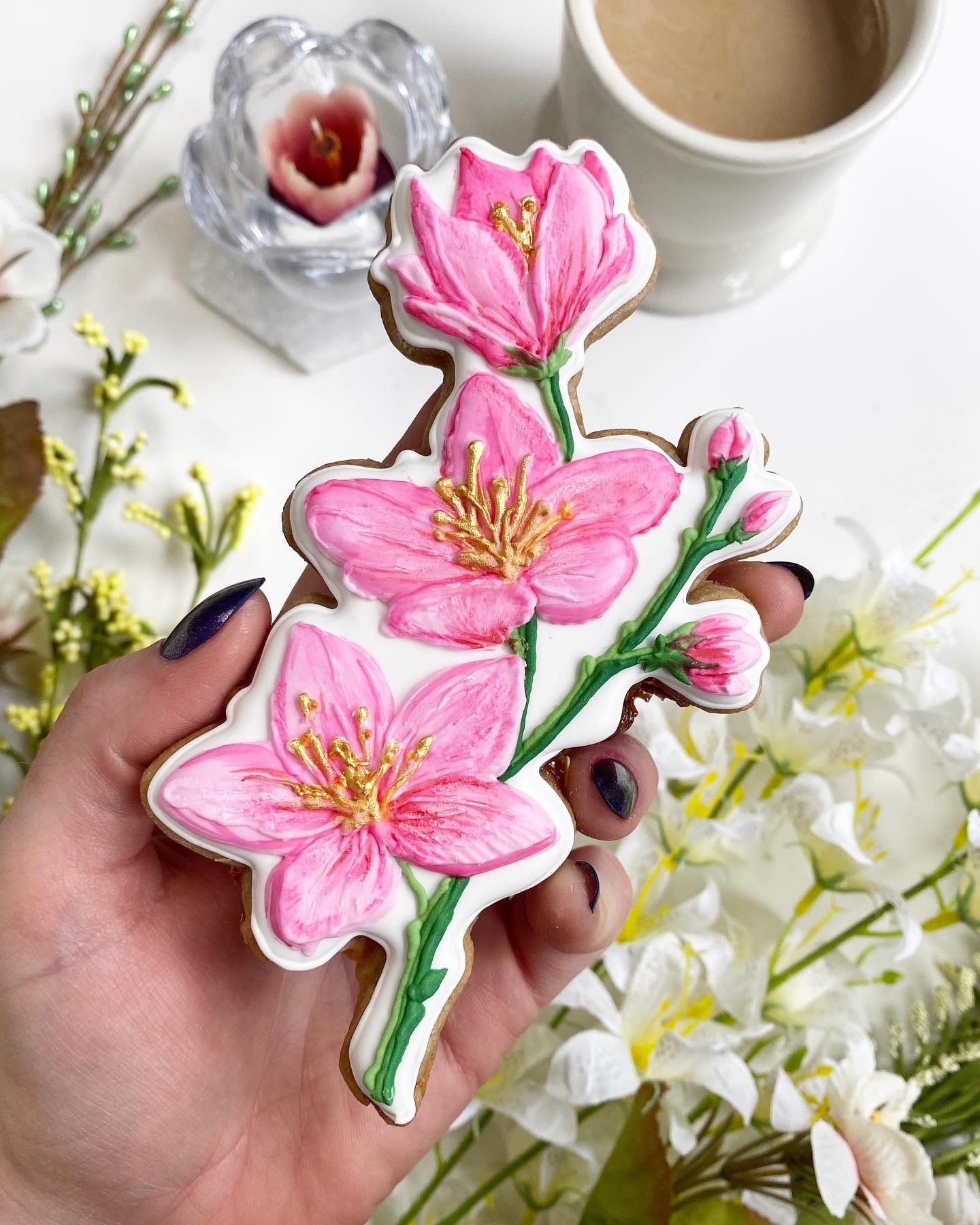 Cherry Blossom Cookie Cutter -- STL FILE