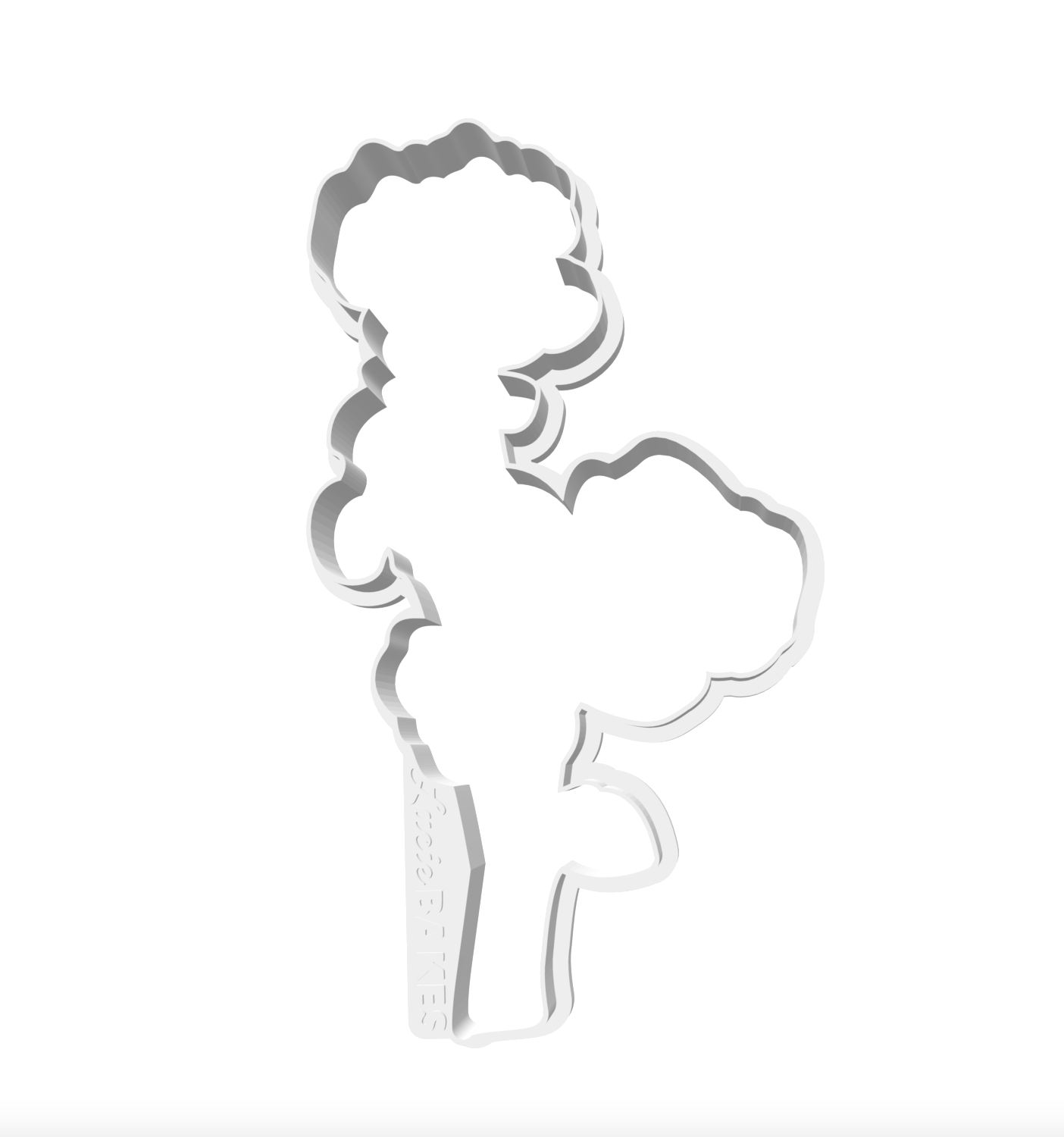 Poppy Cookie Cutter -- STL FILE
