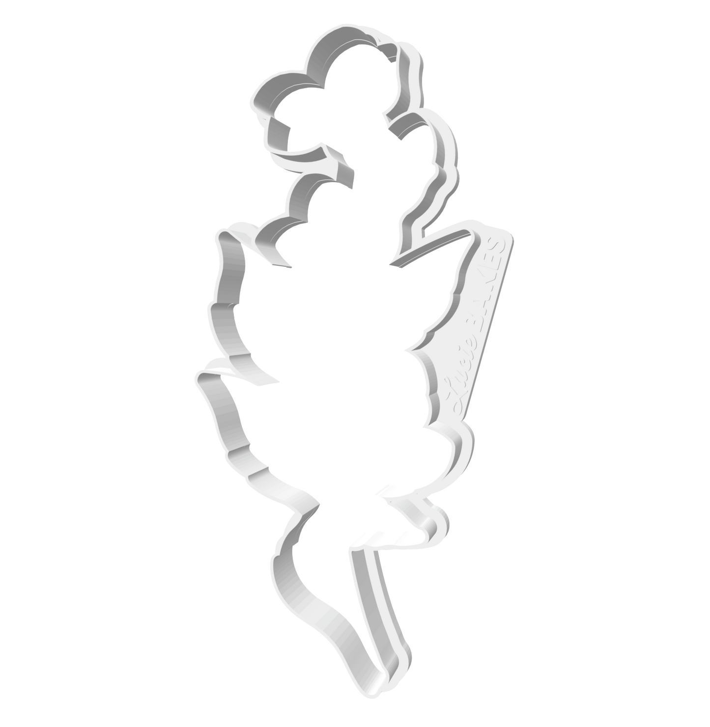 Forget Me Nots Cookie Cutter -- STL FILE