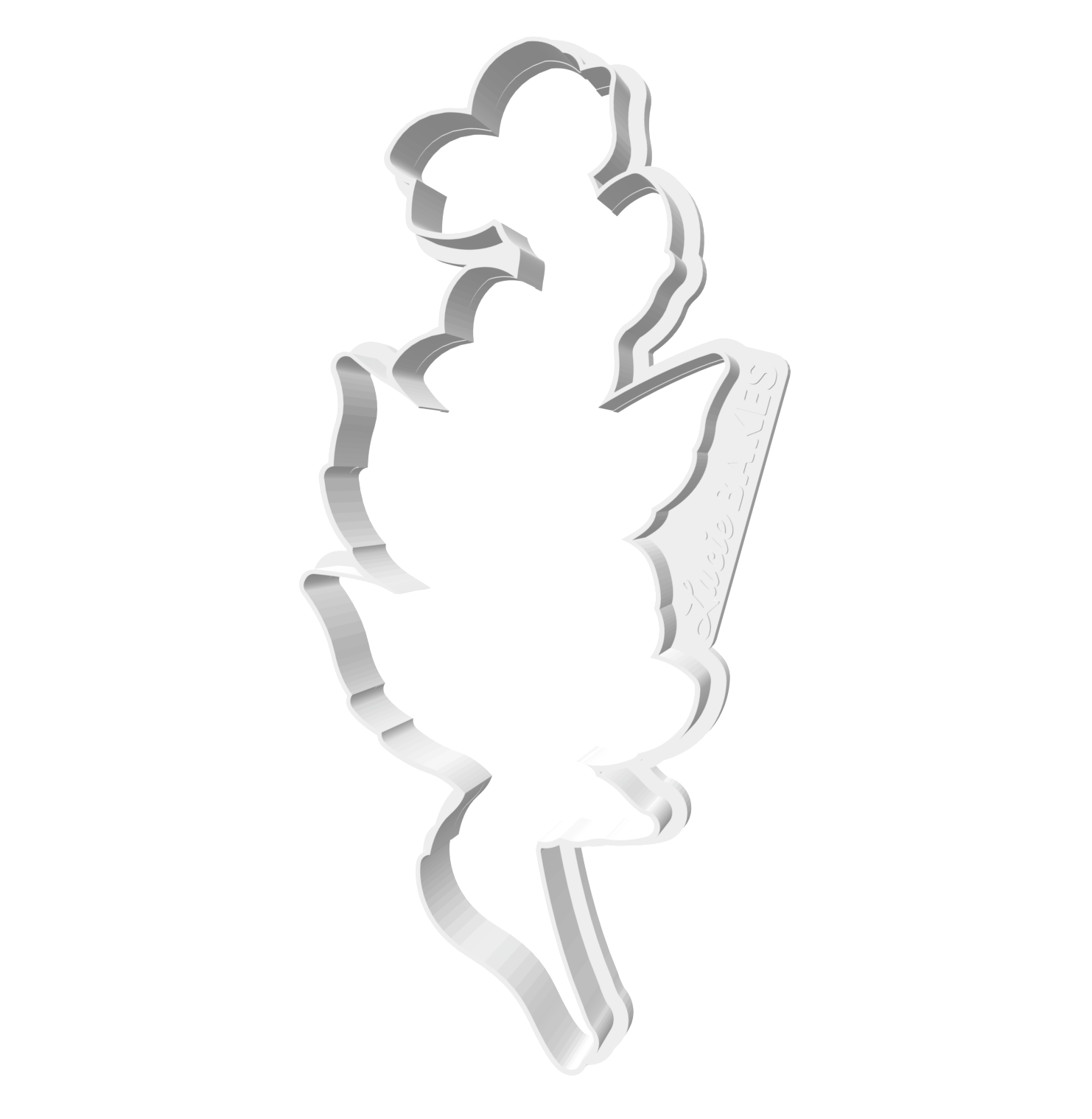 Forget Me Nots Cookie Cutter -- STL FILE