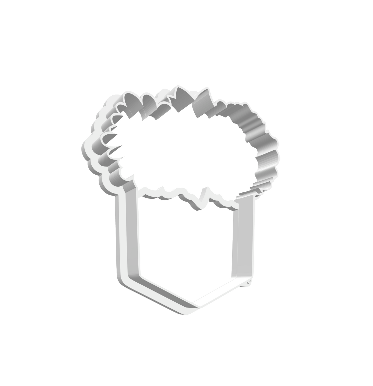 Floral Pocket Cutter (Small) -- STL FILE