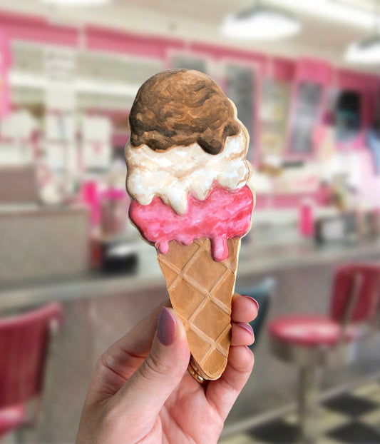 Ice Cream Cone Cookie Cutter