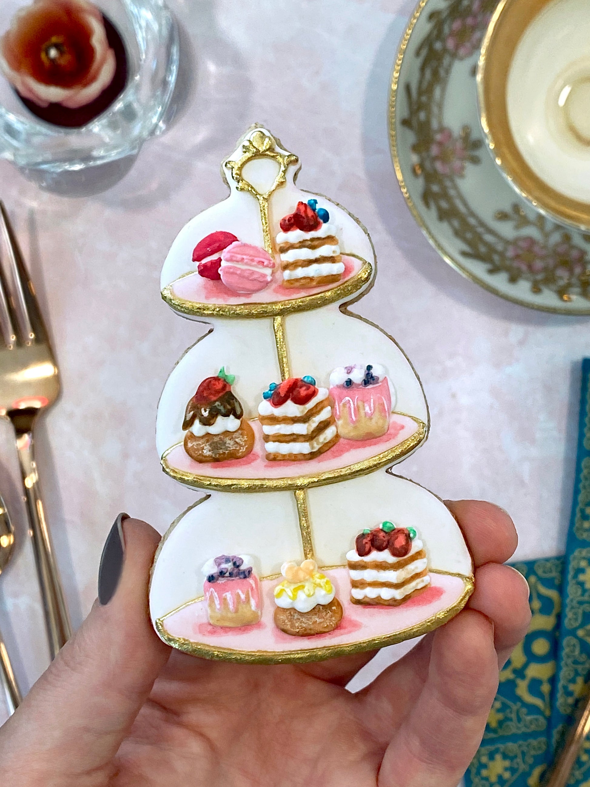 Tiered Dessert Tray Cookie Cutter