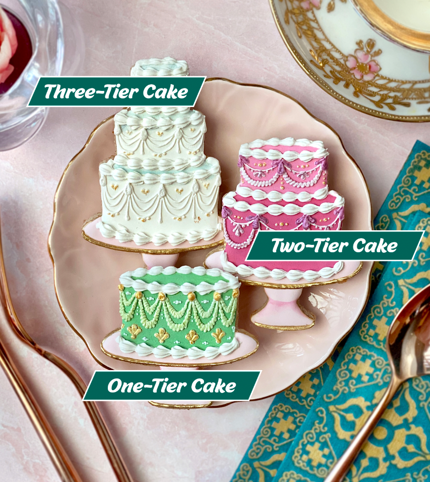 Tiered Cakes Cookie Cutters