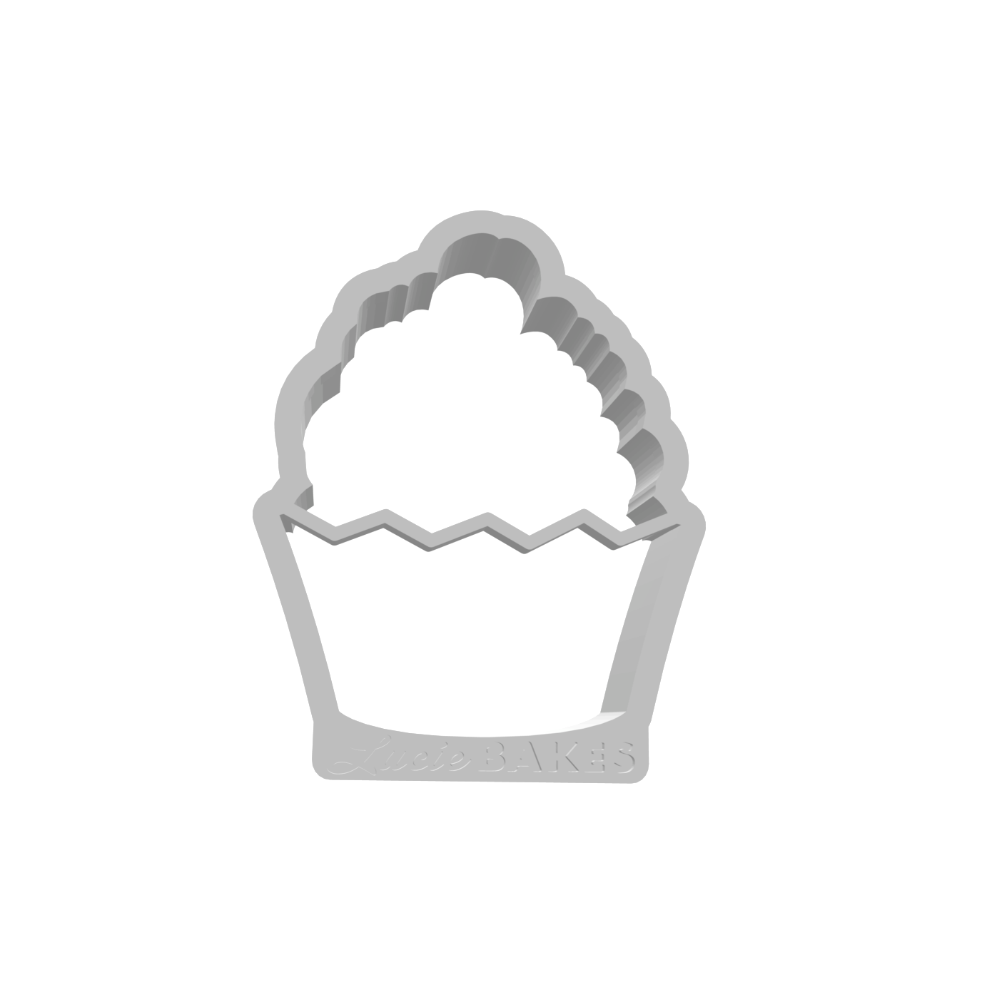 Cherry-topped Cupcake (SMALL) -- STL FILE