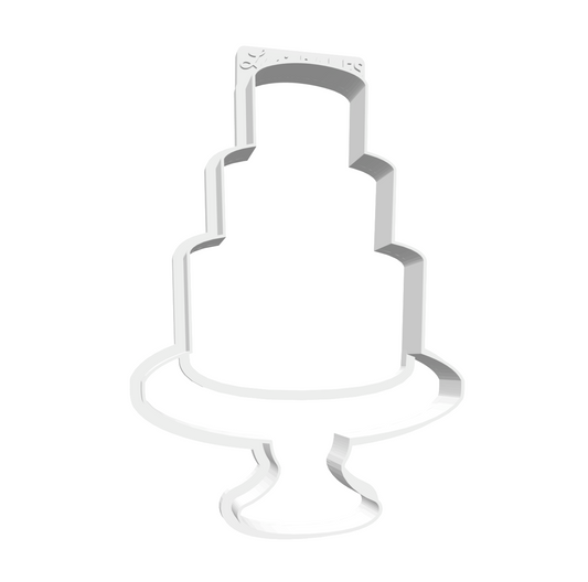 Three-Tiered Cake (LARGE) -- STL FILE