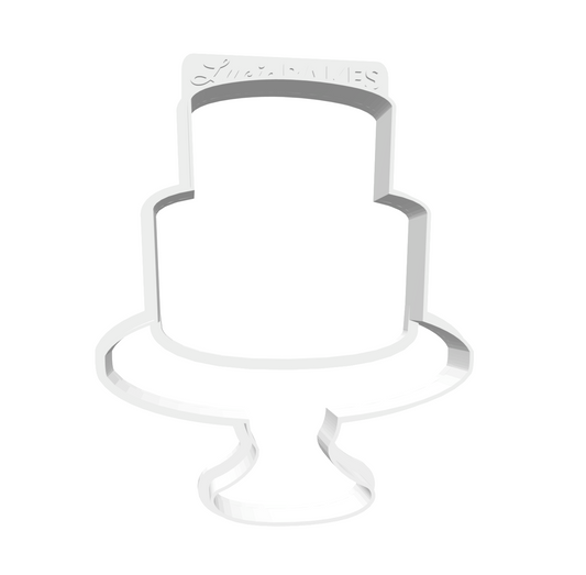 Two-Tiered Cake (LARGE) -- STL FILE