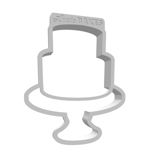 Two-Tiered Cake (LARGE) -- STL FILE