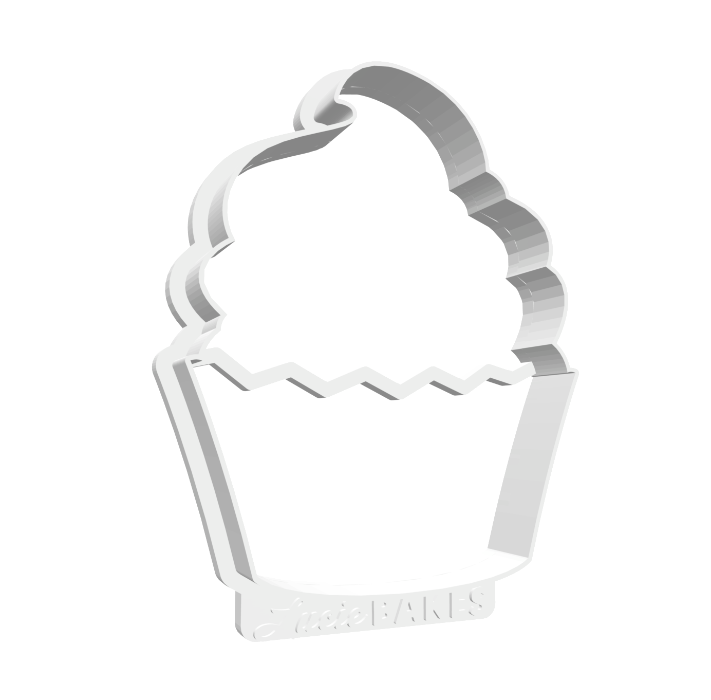 Swirl Cupcake (LARGE) -- STL FILE