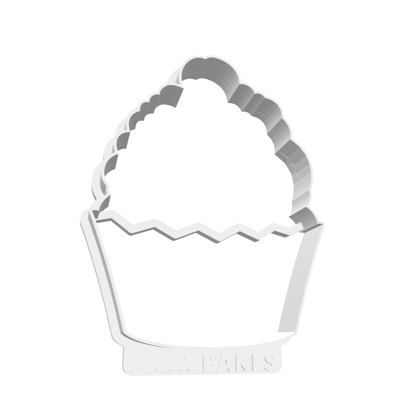 Cherry-topped Cupcake (LARGE) -- STL FILE