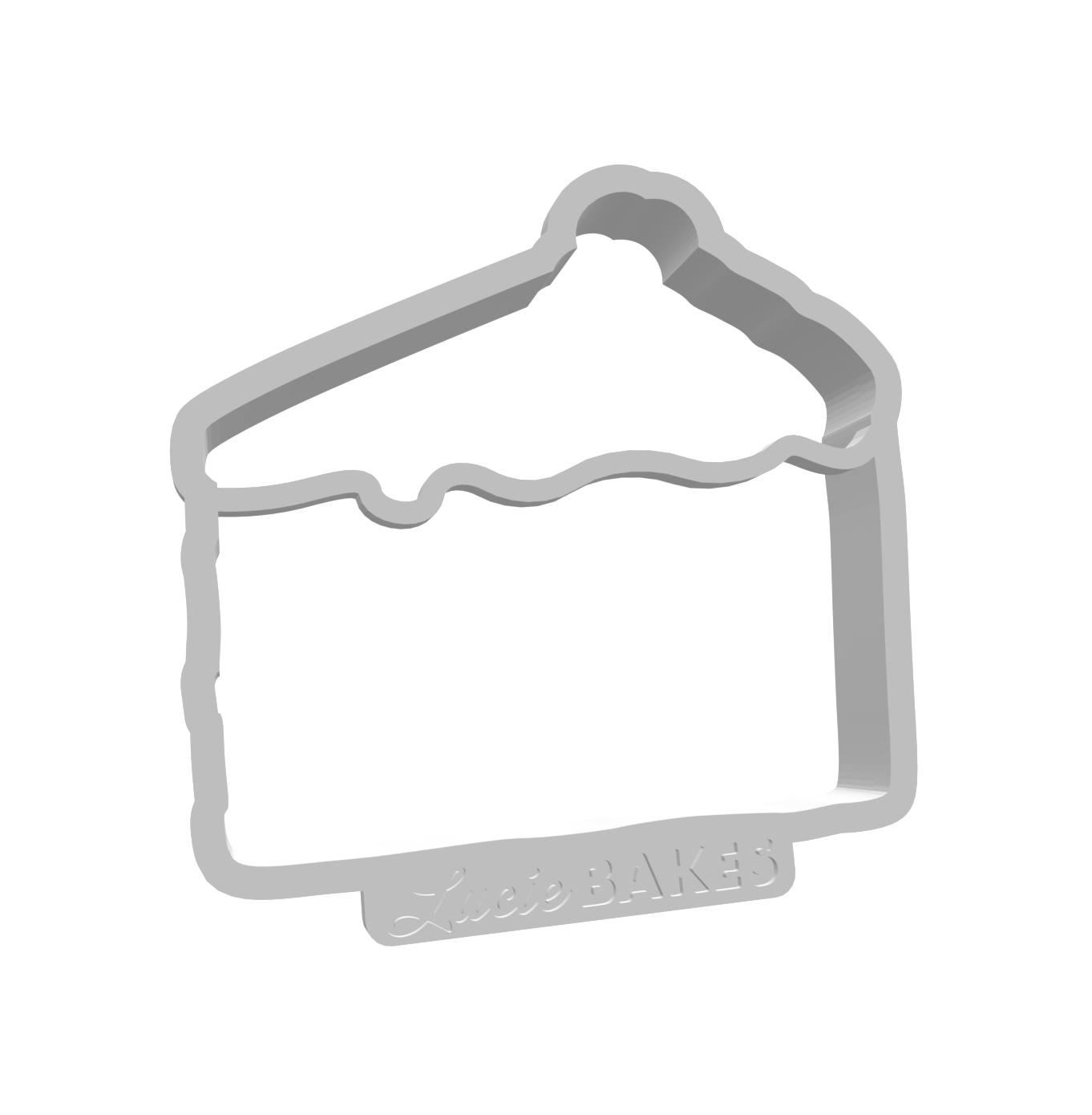 Cake Slice (LARGE) -- STL FILE