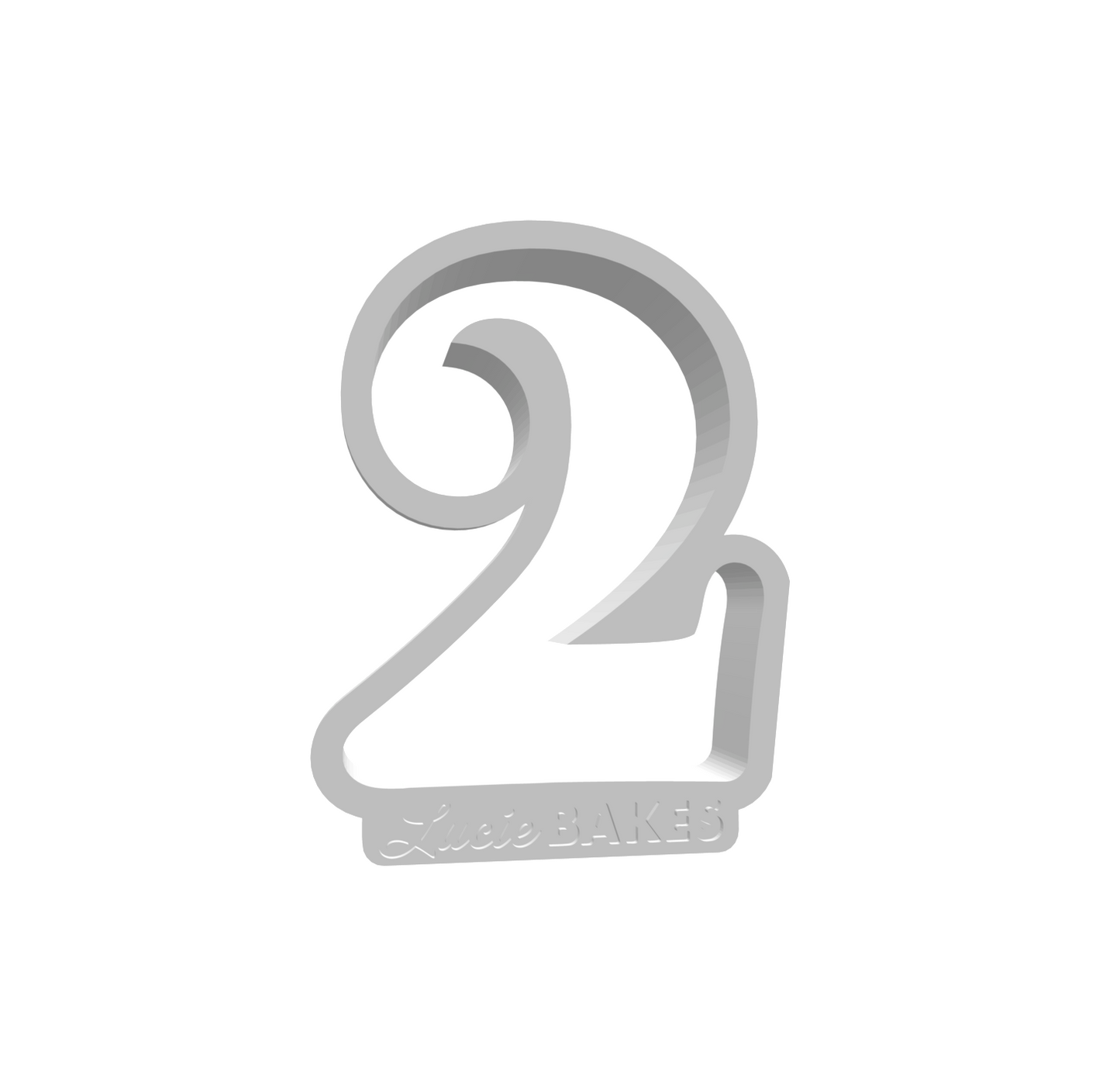 Number 2 (SMALL) -- STL FILE