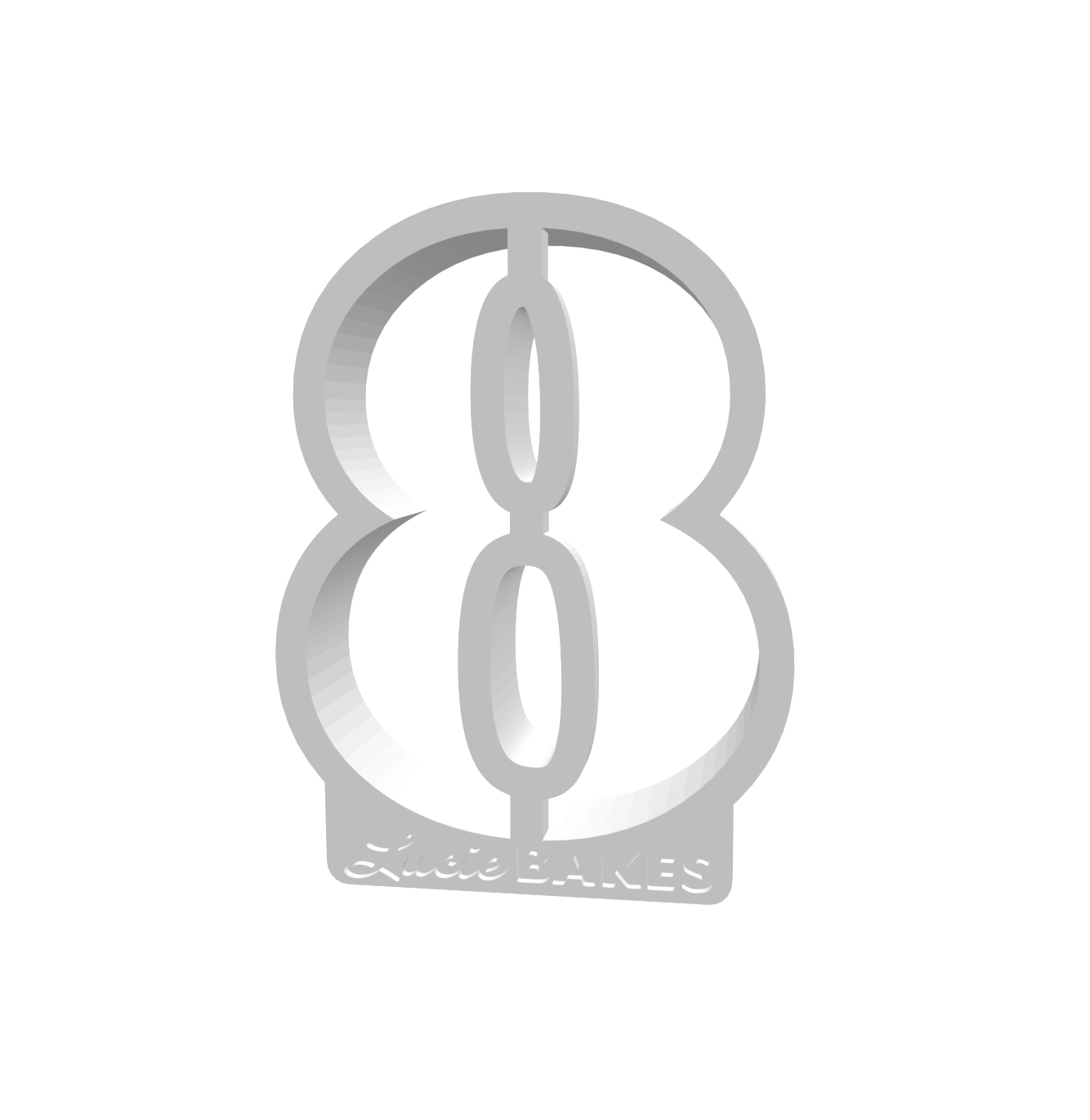 Number 8 (SMALL) -- STL FILE
