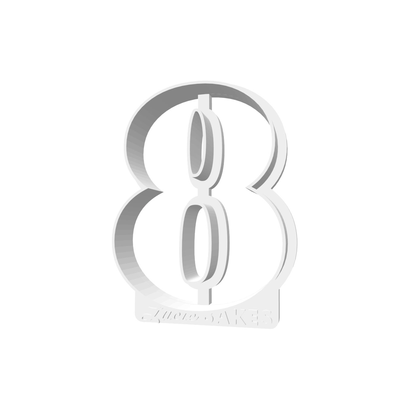 Number 8 (SMALL) -- STL FILE