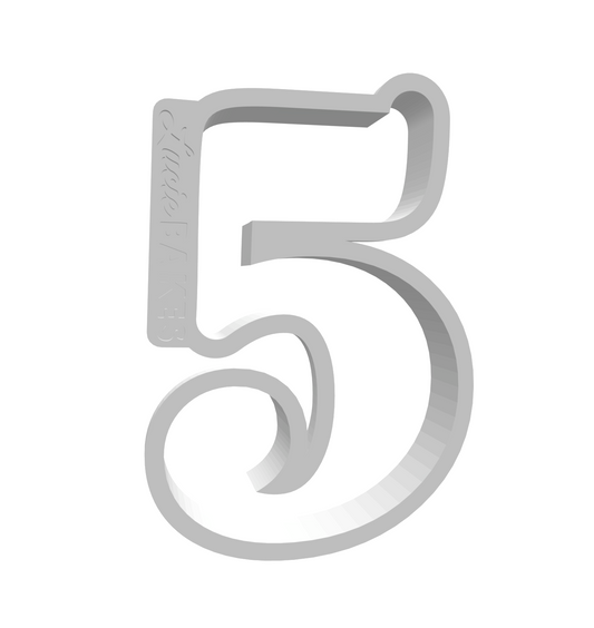 Number 5 (LARGE) -- STL FILE
