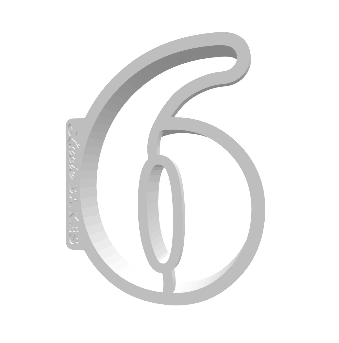 Number 6/9 (LARGE) -- STL FILE